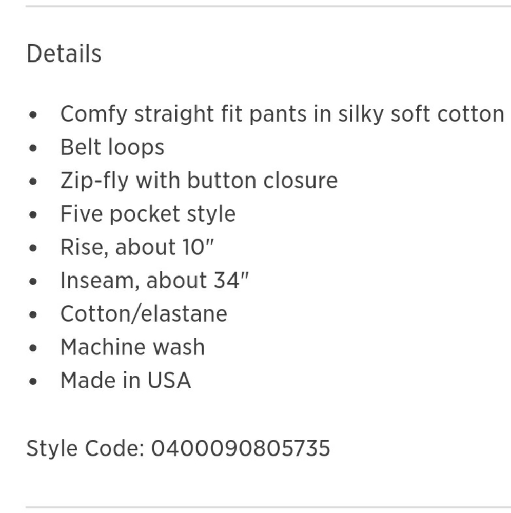 J Brand Kane Straight Fit Pants - Picture 5 of 5